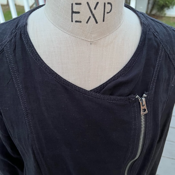 Motorcycle linen jacket - Picture 2 of 6